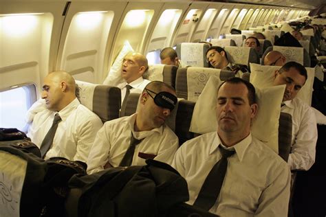 Long haul flight .